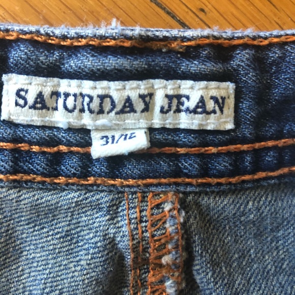 Vintage Polo Saturday Jeans Denim Shorts 12 - Picture 4 of 4